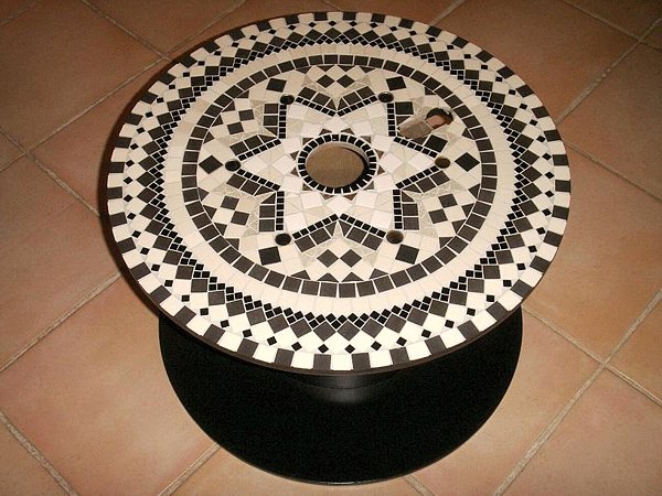 Les tables en mosaïque Marocaine > diamètre 60 cm